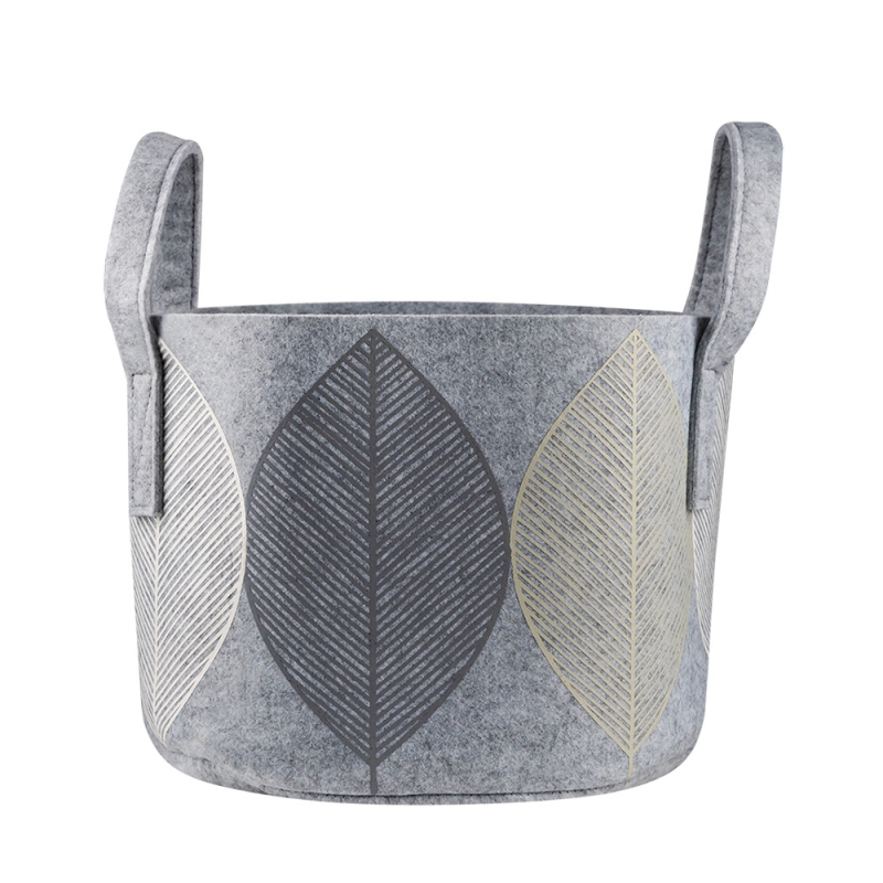 Leaf storage basket 17l, grey