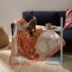Bavlněná deka Kaksoset 130x180, béžová