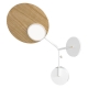 Nástenná lampa Ballon Wall3 L, biela