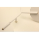 Nástenná lampa Ballon Wall3 L, biela