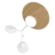 Ballon Wall3 R wall lamp, white