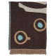 Bavlněná deka Musta Tamma 130x180, hnědo-béžová