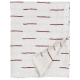 Paussi towel, linen-burgundy