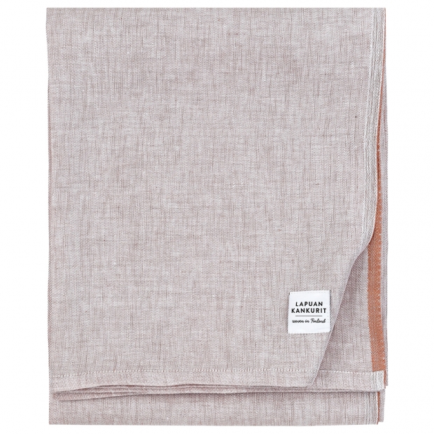 Linen tablecloth Aamu 150x260, cinnamon