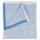 Linen napkin Aamu 48x48, blue rain