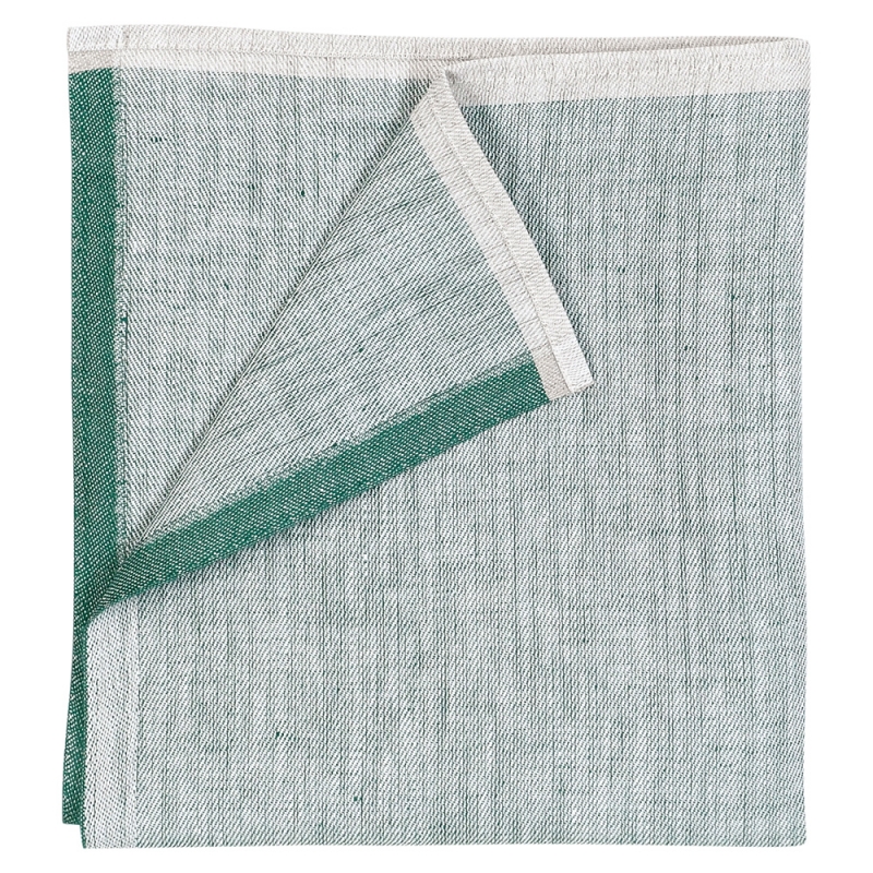 Linen napkin Aamu 48x48, green aspen