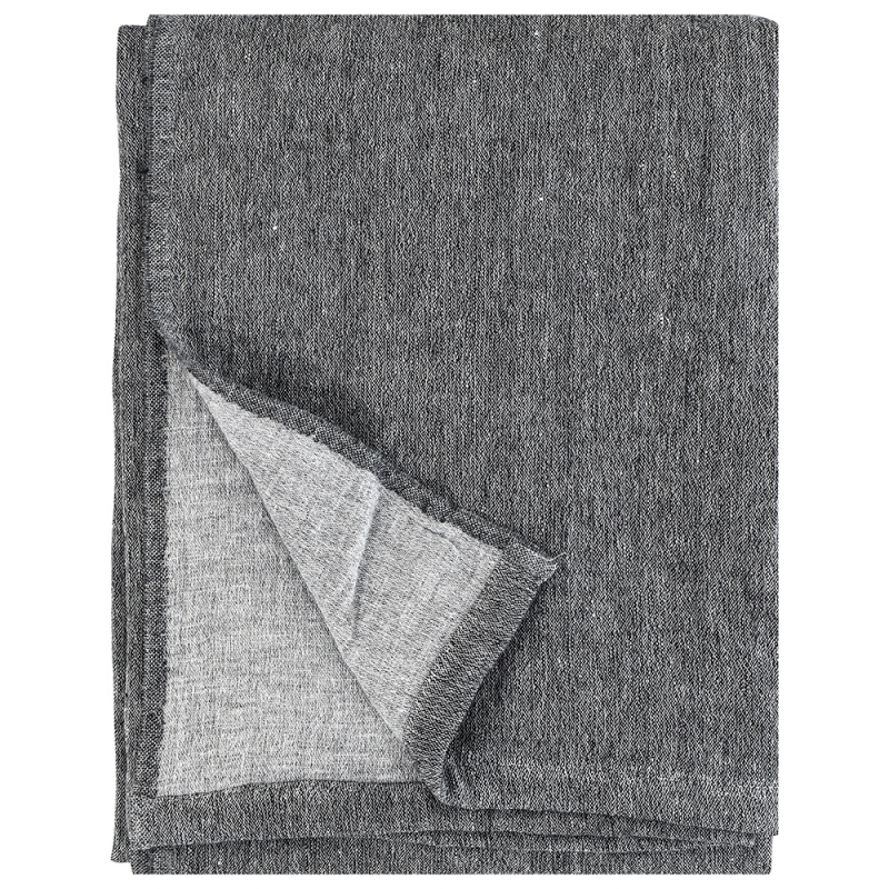 Merino deka Duo 130x180, tmavě šedá-světlě šedá