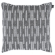 Merino pillowcase Arki 42x42, dark gray-light gray