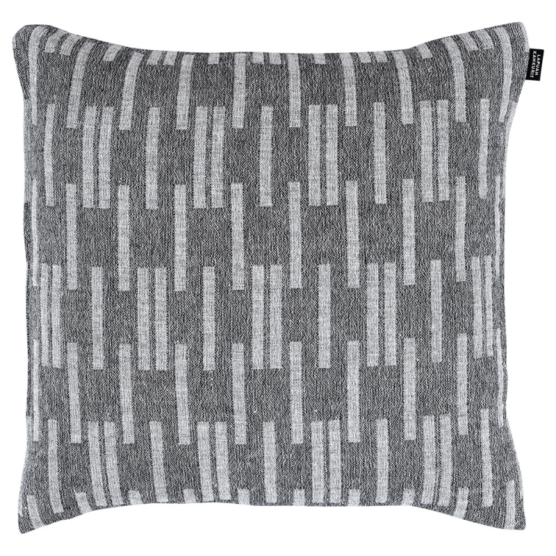 Merino pillowcase Arki 42x42, dark gray-light gray