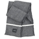 Merino scarf Tanhu, with pockets / dark gray-white