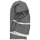 Merino scarf Tanhu, dark gray-white