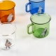 Glass mug Snufkin 0.35l, green