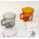Moominpappa glass mug 0.35l, amber