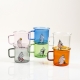 Moominmamma glass mug 0.35l, grey