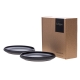 Set dezertních talířů Eclipse 16cm, 2ks, černý