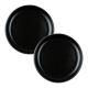 Set dezertních talířů Eclipse 16cm, 2ks, černý