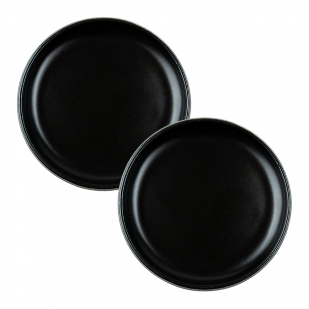 Set dezertných tanierov Eclipse 16cm, 2ks, čierny