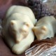 Natural soap bear family 170g, spruce resin)