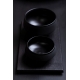 Serving board Eclipse 32x18cm, black / ash