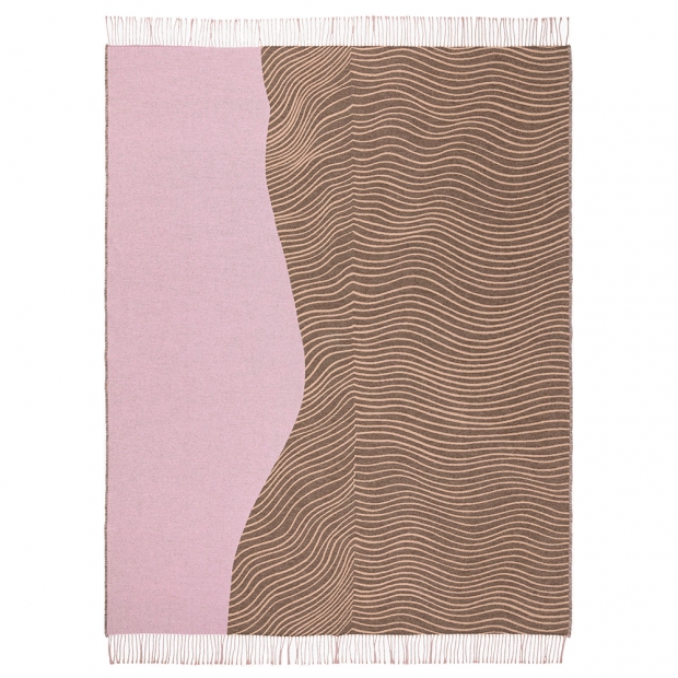Blanket Gabriel Näkki 130x170, pink-brown