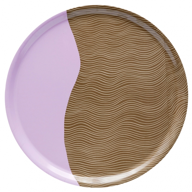 Tray Gabriel Näkki 46cm, pink-brown