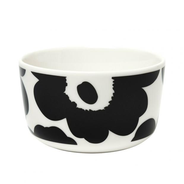 Bowl Oiva Unikko 0.25l, black-white
