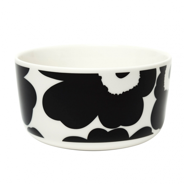 Bowl Oiva Unikko 0.5l, black-white