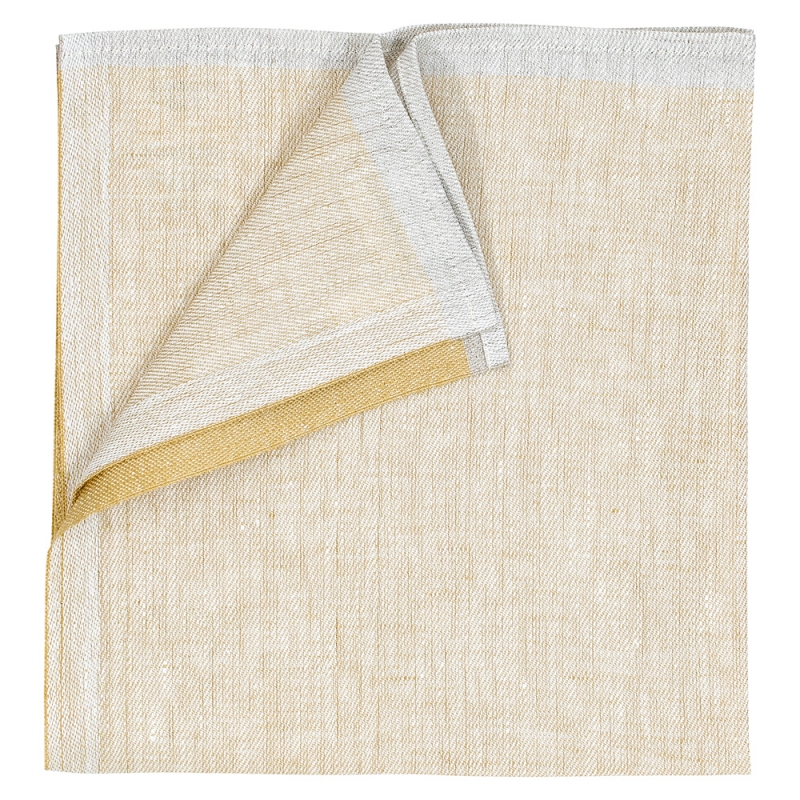 Linen napkin Aamu 48x48, gold