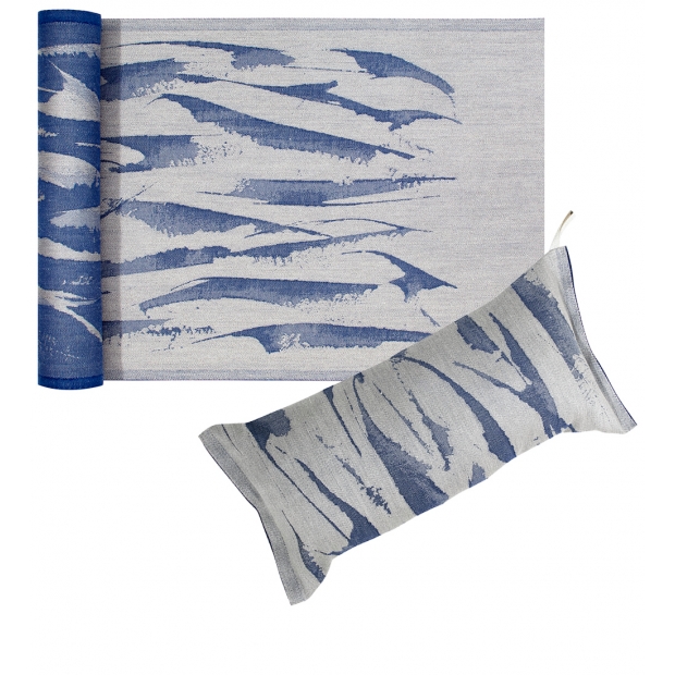 Aallokko reclining sauna set, blue