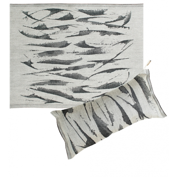 Aallokko sauna seat set, black