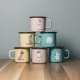 Moomin mug 0.37l, enamel / mint