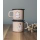 Snorkmaiden mug 0.37l, enamel / beige