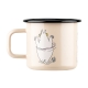 Snorkmaiden mug 0.37l, enamel / beige