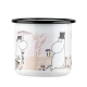 Moomin Beach mug 0.37l, enamel / white