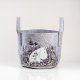Storage basket Moomin Flower field 17l, grey