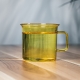 Glass mug 0.35l, yellow
