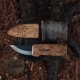 Finský nůž Roselli Wootz 17cm, sobí kožešina