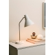Carin table lamp, white / chrome