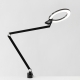 Sipoo table lamp, black / with handle