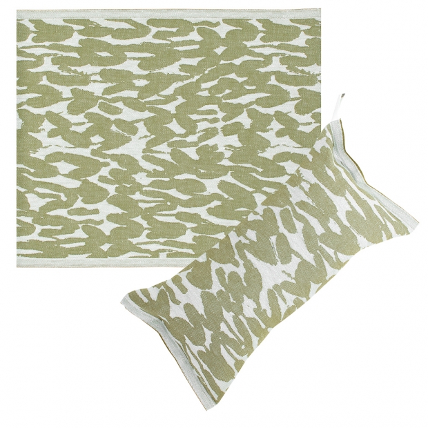 Jäkälä sitting sauna set, olive green