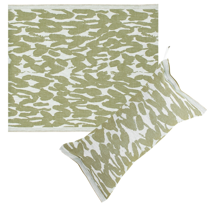 Jäkälä sitting sauna set, olive green