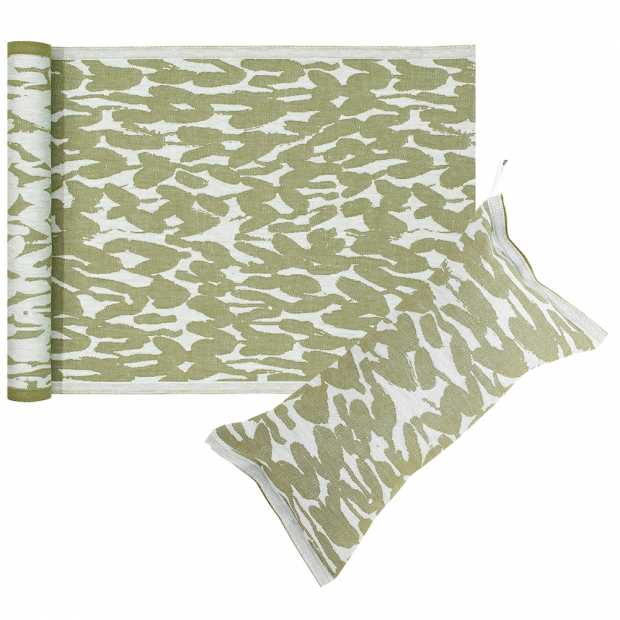 Jäkälä reclining sauna set, olive green