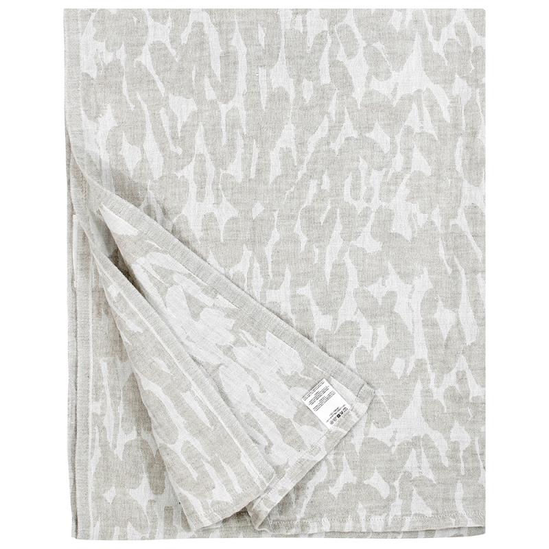 Jäkälä linen towel, linen-white