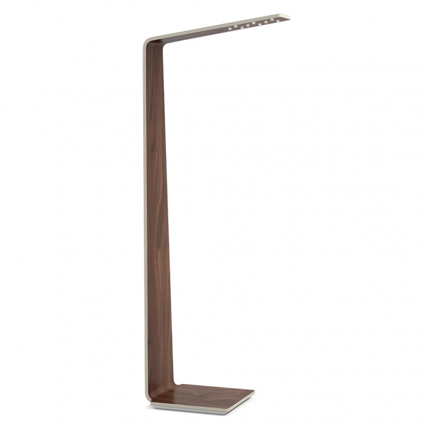 Floor lamp LED2, walnut