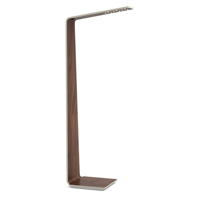 Floor lamp LED2, walnut