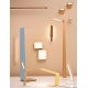 Floor lamp LED2, birch