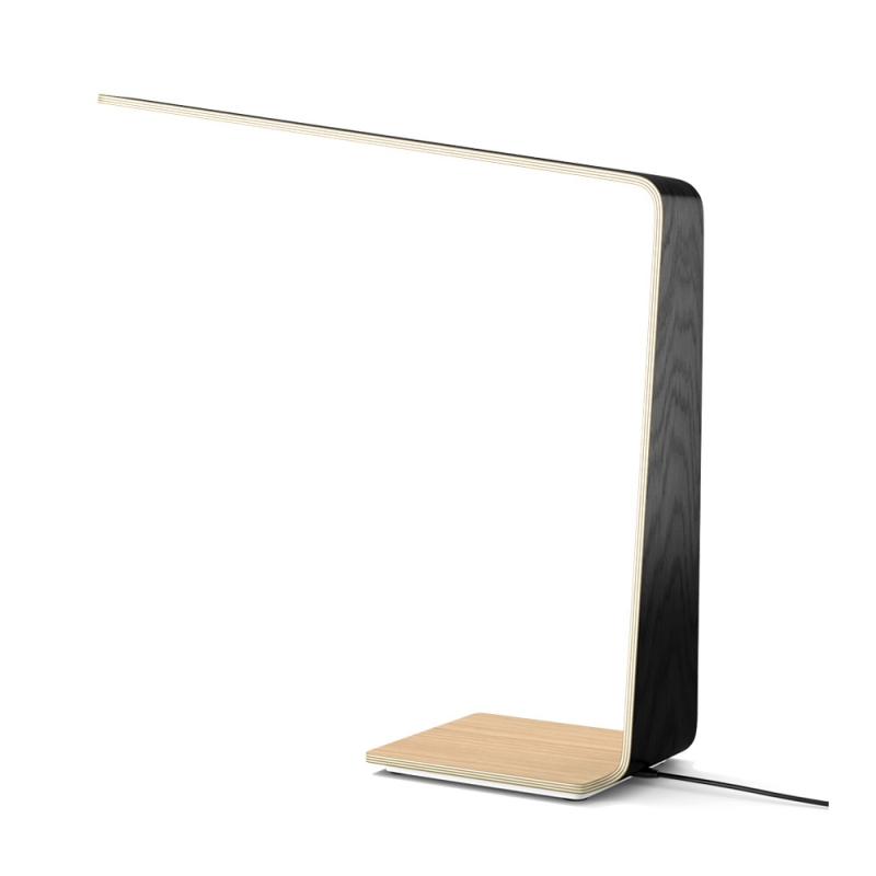 Stolná lampa LED8, čierna