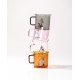 Moominmamma glass mug 0.35l, grey