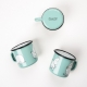 Moomin mug 0.37l, enamel / mint
