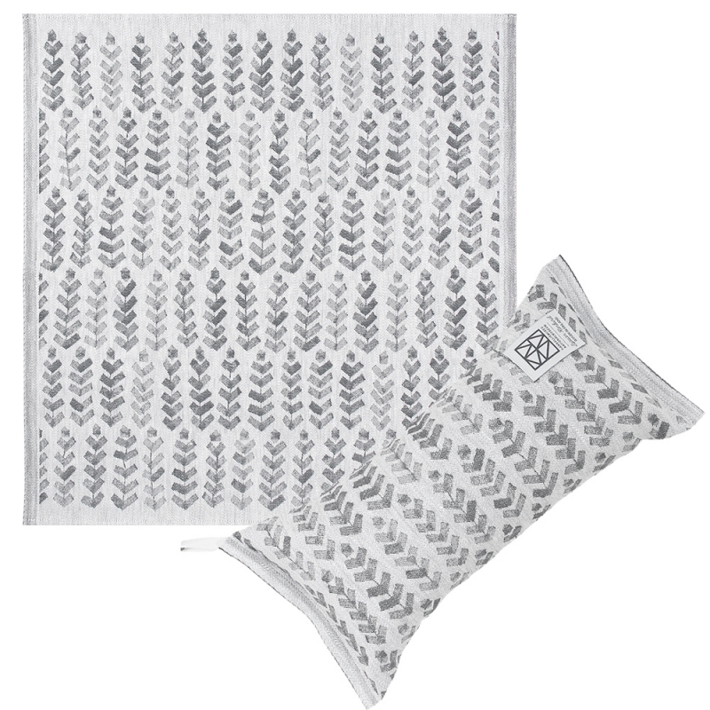 Ruusu sauna seat set, grey